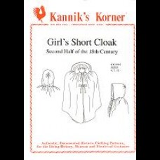 Short Cloak Girls Pattern SALE 50% Off